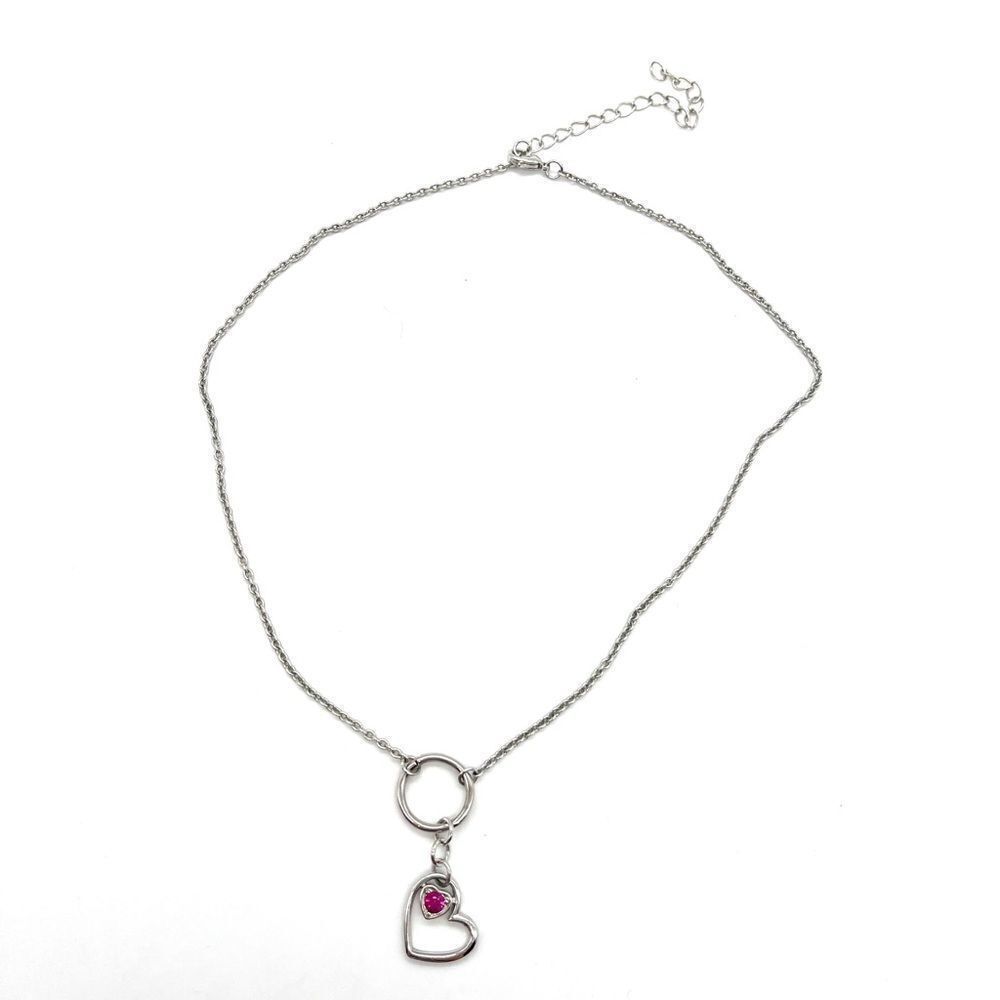 Michael Kors Chain Necklace Hollow Heart pendant